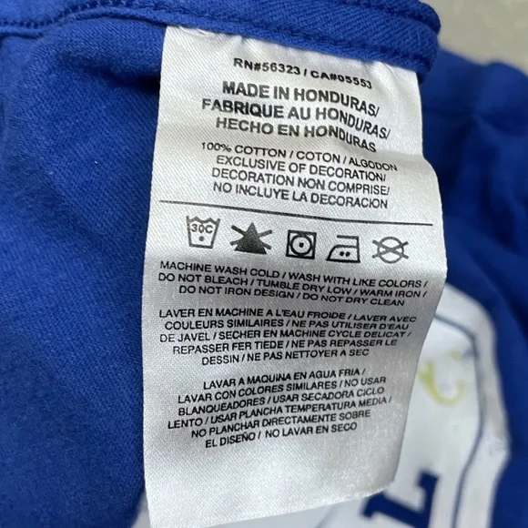 Nike Kansas City Royals MLB Shirt Blue 561416-4EW Large Raised Royal - Picture 8 of 9